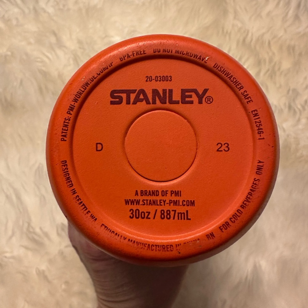 Stanley Iceflow 30 oz Tigerlily Orange Plum Flip Straw - Picture 3 of 10